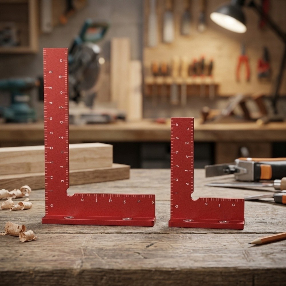 Woodworking Terms - Workshop Ready Magnetic Square Featuring Rust