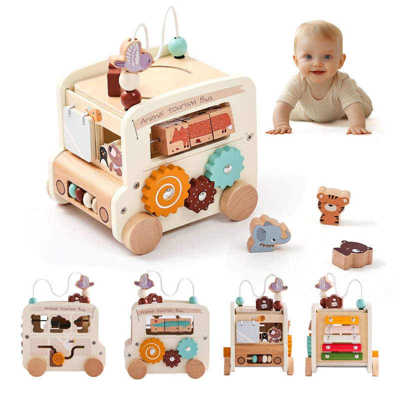 Woodworking For Kids - Montessori Wooden Children Toys Busy Toys