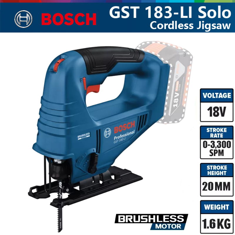 Bosch GST 183-LI Professional  - огляд і ціна Woodworking Electric Saw