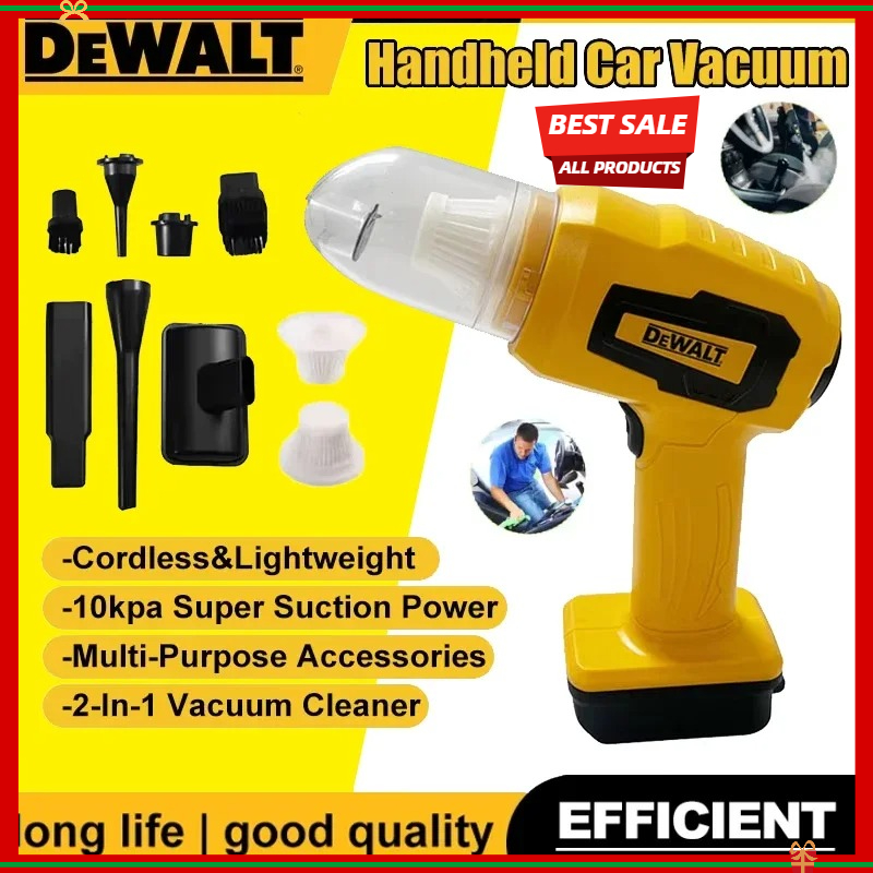 DEWALT Handheld Car Vacuum Cle - огляд і ціна Woodworking Vacuum Press