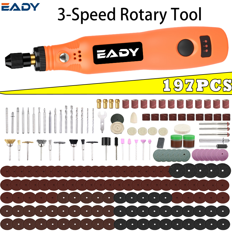 USB Cordless Rotary Tool Kit – - огляд і ціна Woodworking Kits