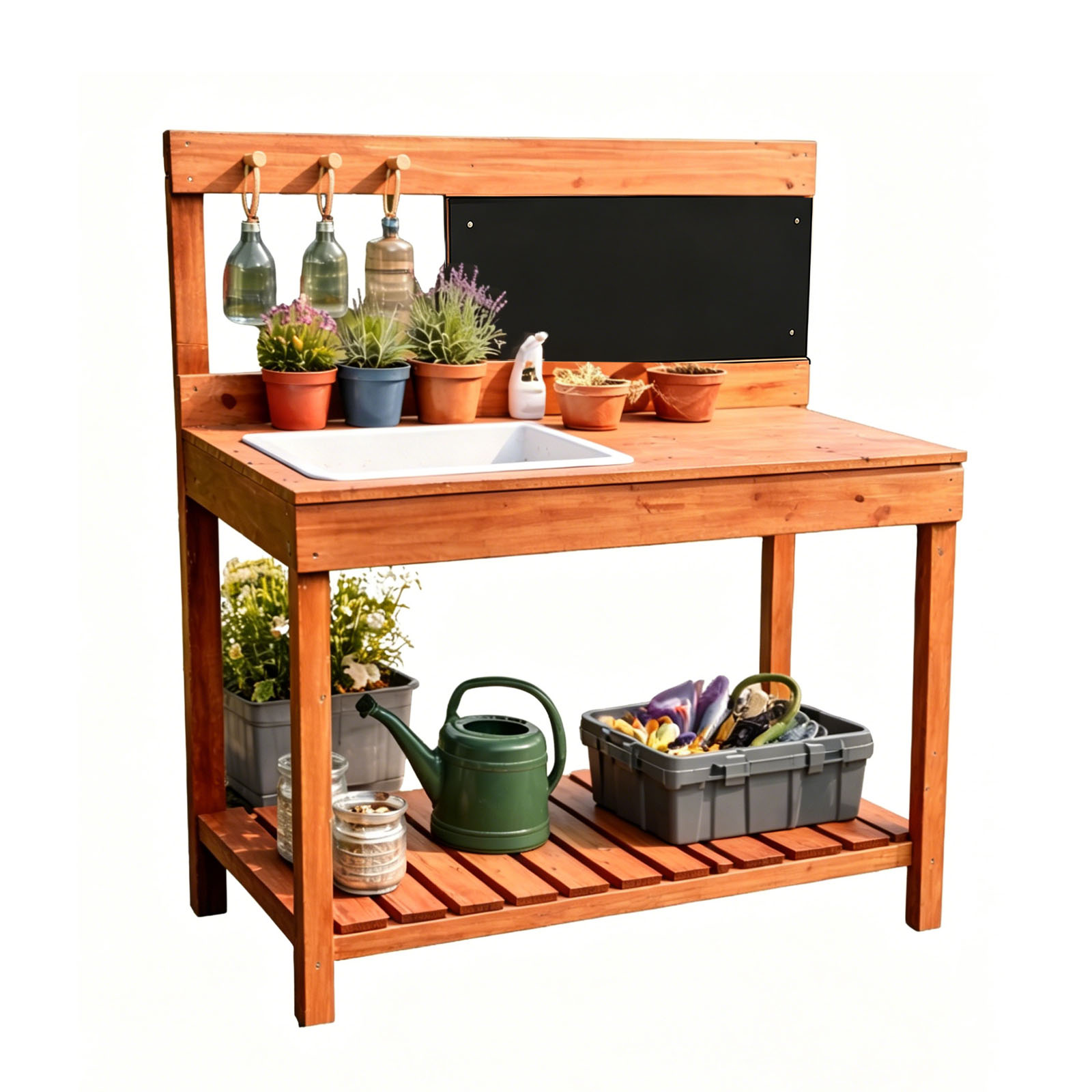 Wooden Potting Benches For Chi - огляд і ціна Woodworking For Kids