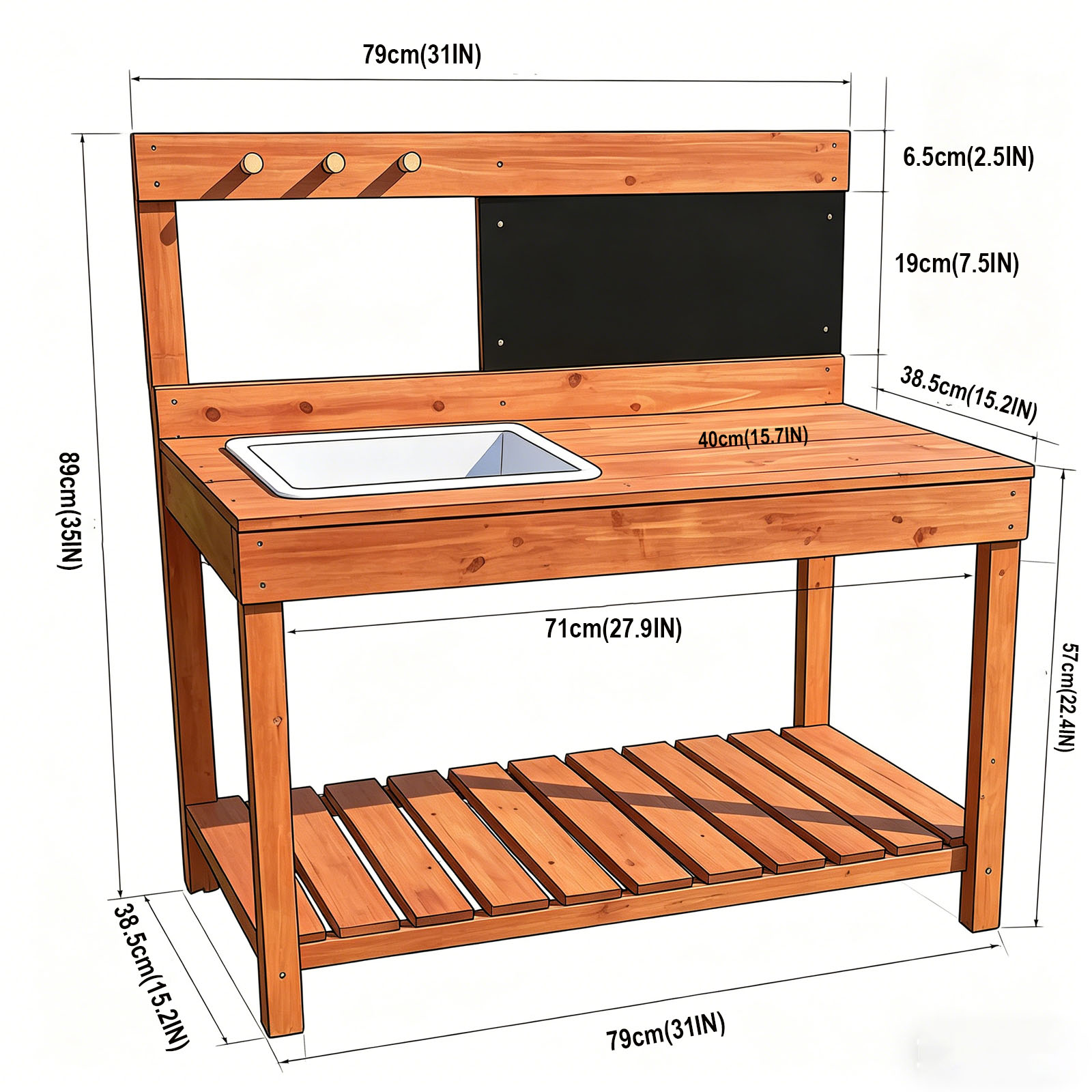 Wooden Potting Benches For Chi - огляд і ціна Woodworking For Kids