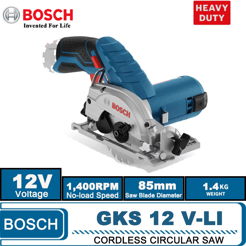 BOSCH GKS 12V-LI Electric Circ - огляд і ціна Woodworking Electric Saw