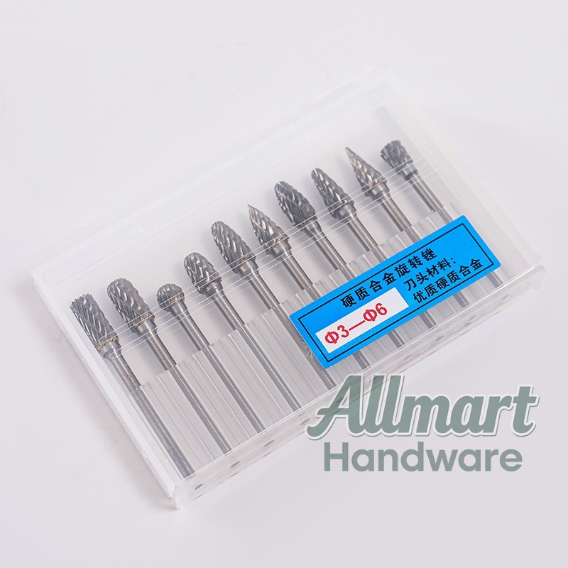 10PCS Wood Carbide Rotary Burr - огляд і ціна Woodworking Kits
