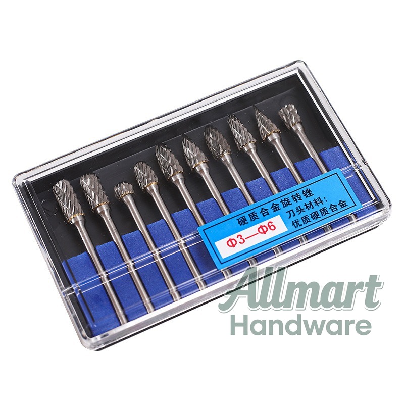 10PCS Wood Carbide Rotary Burr - огляд і ціна Woodworking Kits