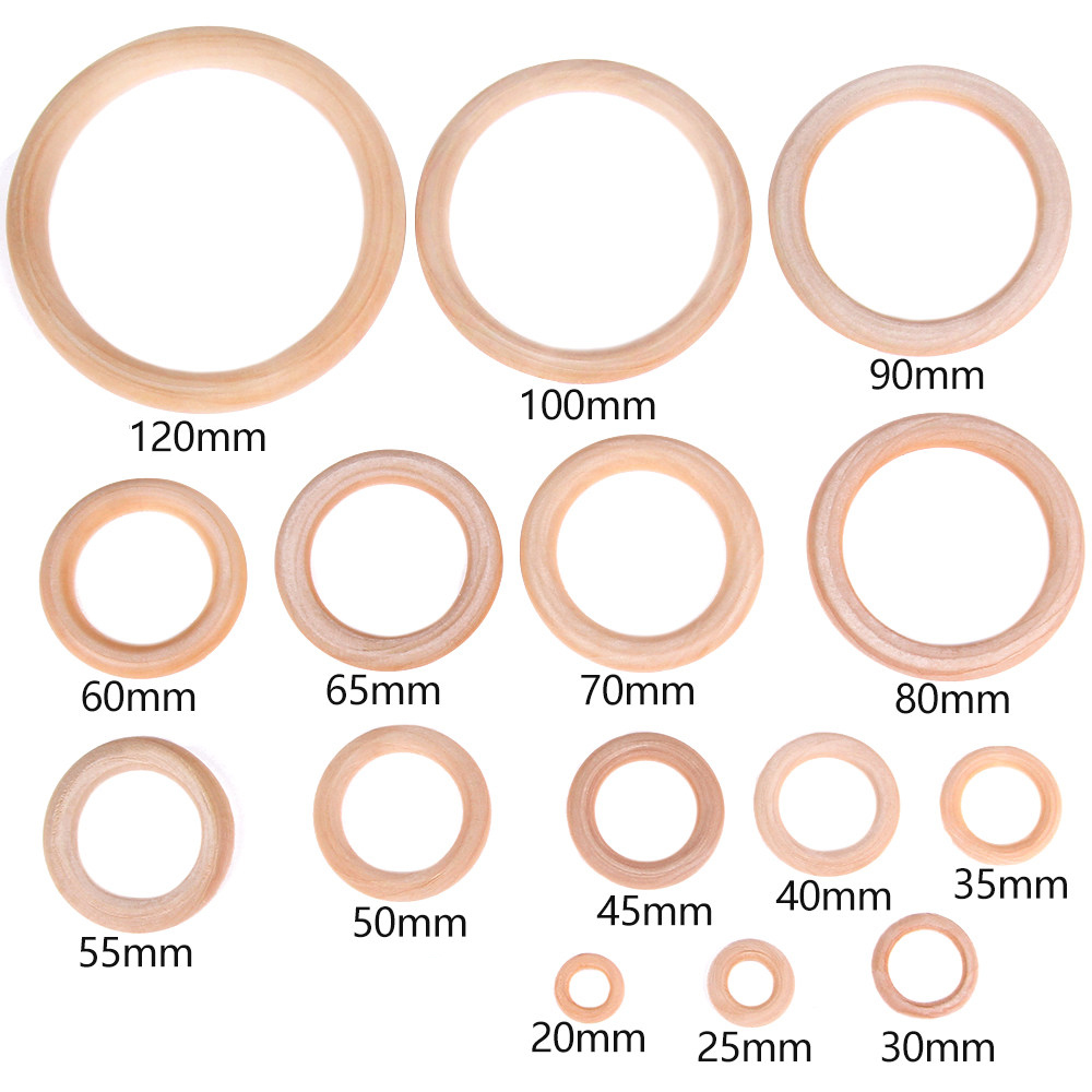 Blank Wood Hoops Round Wooden  - огляд і ціна Woodworking Xmas Decorations