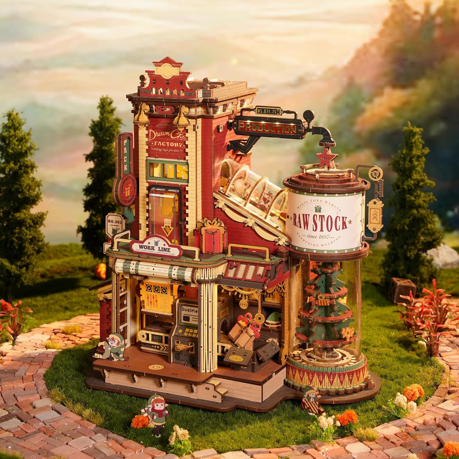 ROKR Dream Gift Factory Wooden - огляд і ціна Woodworking Kits For Kids