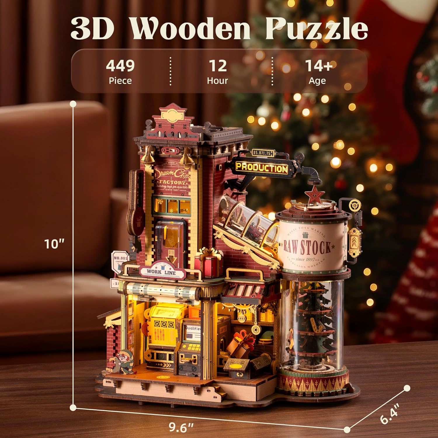 ROKR Dream Gift Factory Wooden - огляд і ціна Woodworking Kits For Kids