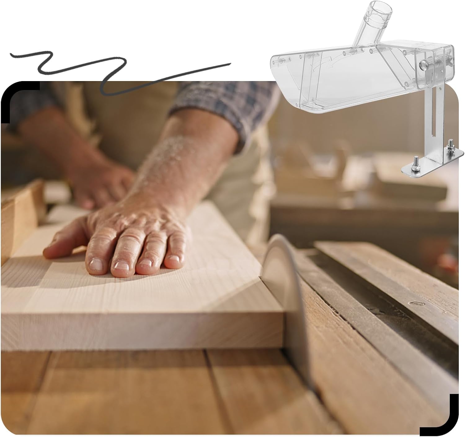Woodworking Table Saw Protecti - огляд і ціна Woodworking Electric Saw