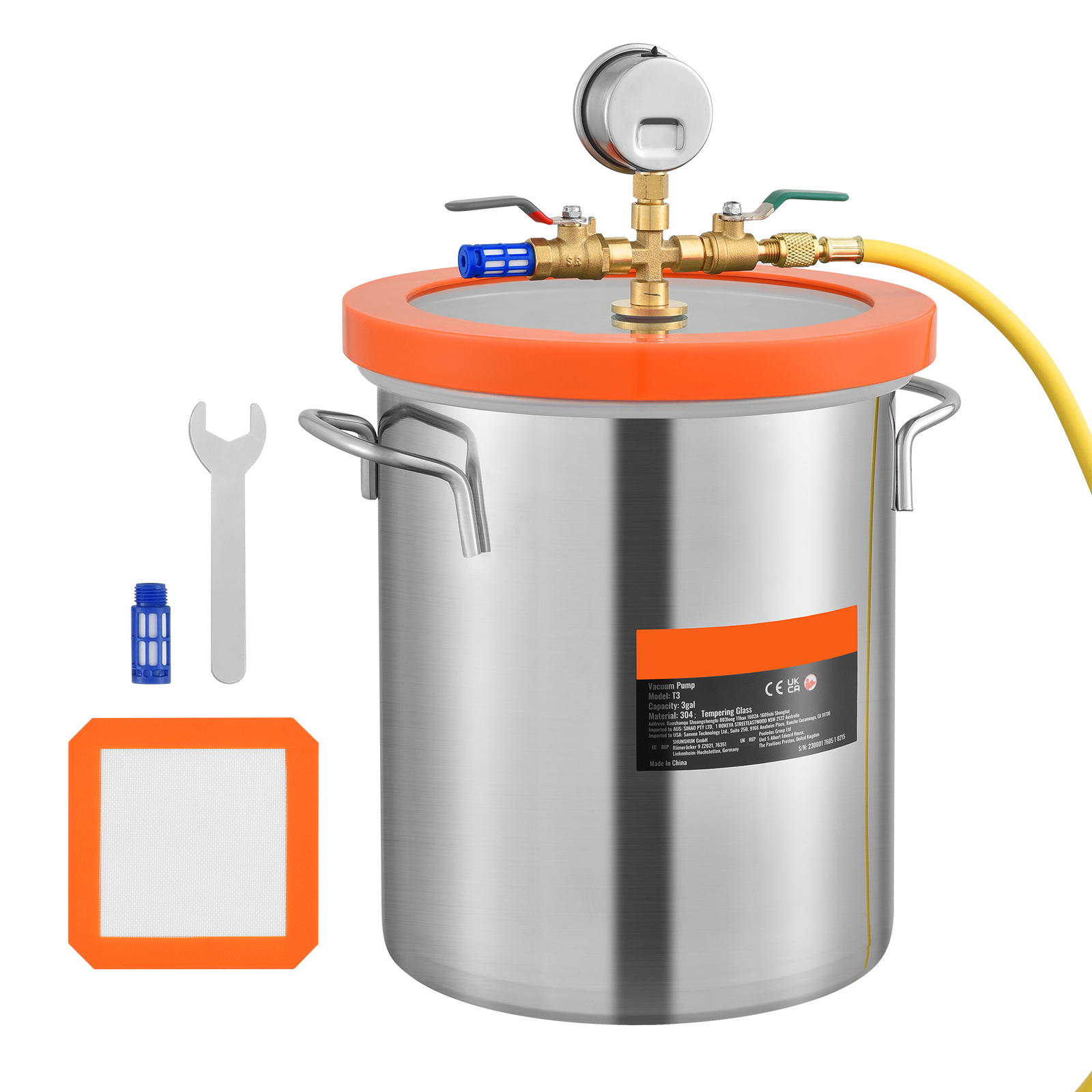 SucceBuy 3/5 Gal Upgraded Temp - огляд і ціна Woodworking Vacuum Press